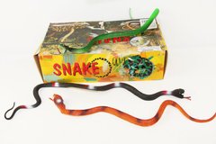 Животные змея резиновая 24 шт. в коробке