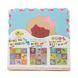 Детский коврик-пазл "Интересные игрушки", 92х92 см, розово-зеленый