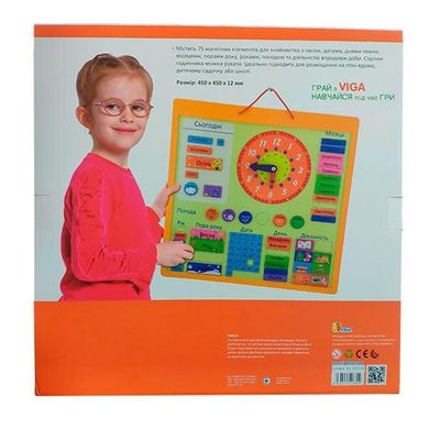 Календар магнітний Viga Toys (50377U)