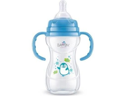 Пляшечка для годування Bayby BFB6106 240мл 6м+ синя