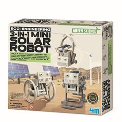 Набір для творчості 4M Робот на сонячній батареї 3-в-1 (00-03377)