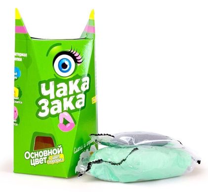Легкий пластилин для детской лепки GENIO KIDS «Чака-Зака» зеленый (TA1790-4) (4814723005978-4)