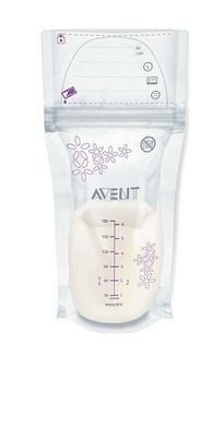 Пакети для зберігання грудного молока Avent 25x180мл SCF603/25