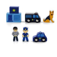 Доп. набор к ж/д Viga Toys "Полицейский участок" (50814)