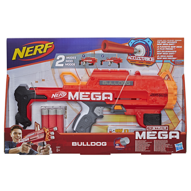 Бластер Hasbro Nerf Mega BULLDOG со стрелами (E3057)