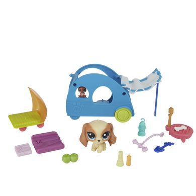 Игровой набор Hasbro Littlest Pet Shop mini Playset трейлер (E0393_E2103)