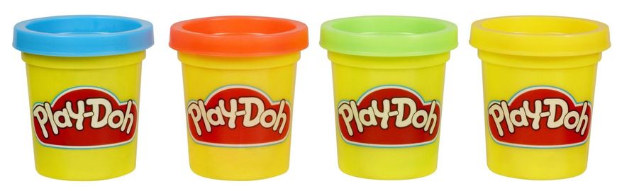 Набор пластилина Play-Doh из 4-х мини-баночек (23241)