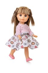 Лялька Люсі в рожевому светрі, 22 см