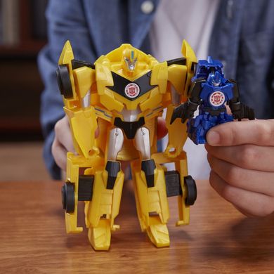 Трансформеры Hasbro Transformers Robots in Disguise Гирхэд-Комбайнер Бамблби (C0653_C0654)