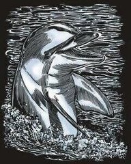 Набор для творчества Sequin Art ARTFOIL SILVER Дельфин SA0608