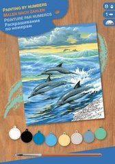 Набор для творчества Sequin Art PAINTING BY NUMBERS JUNIOR Дельфины SA0031