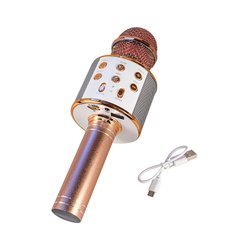 Игрушка QUNXING Микрофон розовый (WS-858-1)