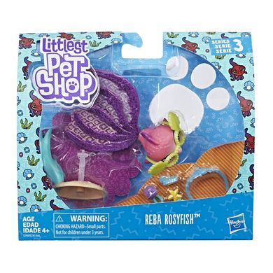 Игровой набор Hasbro Littlest Pet Shop премиум Рыбка Реба (E2161_E2430)