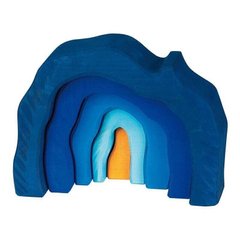 Nic Конструктор дерев'яний Печера синій NIC523323