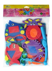 Детские аква-пазлы "Морские жители и фигуры", 9 игрушек