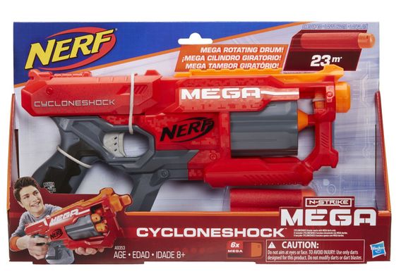 Бластер Hasbro Nerf Mega Cycloneshock (A9353)
