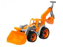 Игрушка Technok трактор с двумя ковшами оранжевый (3671-1)