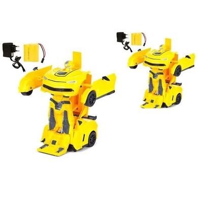Машинка-трансформер Maya Toys "Крутая тачка" желтая (JT297-1)