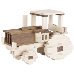 Конструктор дерев'яний goki Будівельні блоки (натуральний) 58532