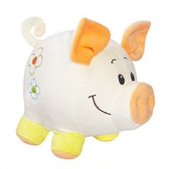 Мягкая игрушка Fancy свинка Бусинка бежевая 17 см (SVA0-1)