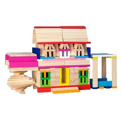 Набір будівельних блоків Viga Toys 250 шт. (50956)