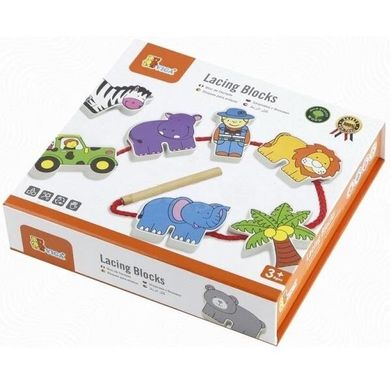Шнурівка Viga Toys "Зоопарк" (59549)