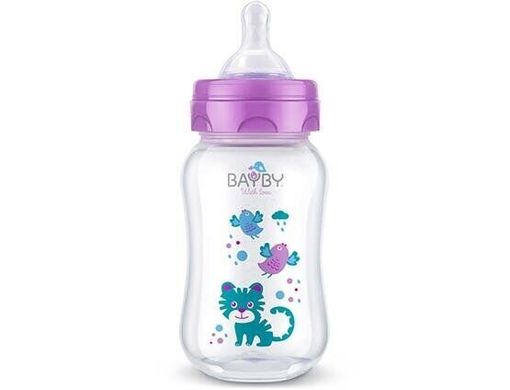 Бутылочка для кормления Baby BFB6103 250 мл 0 м + фиолетовая