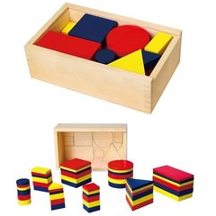 Набір для навчання Viga Toys "Логічні блоки" (56164U)