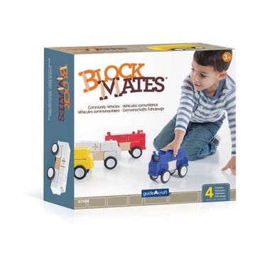 Ігровий набір Guidecraft Block Mates Транспорт (без блоків) (G7604)