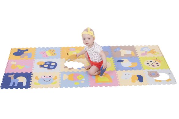 Детский коврик-пазл "Волшебный мир", 184х92 см
