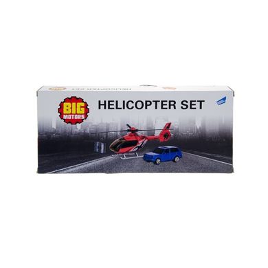 Набор игровой Big Motors "Вертолет и машинка" (JL81009-2)