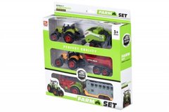Набір машинок Same Toy Farm Трактор з причепом (3 од.)SQ90222-3Ut
