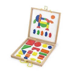 Набір магнітних блоків Viga Toys "Форми і колір" (59687)