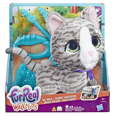 Интерактивная игрушка Hasbro Furreal Friends большой питомец на поводке Кошка (E3504_E4781)