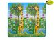 Детский двусторонний коврик "Большая жирафа и Красочная азбука", 200х180 см