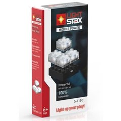 База 4х4 LIGHT STAX в комплекті з 4-ма цеглинками 2х2 Transparent LED LS-S11501