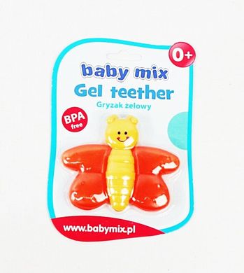 BABY MIX Прорезыватель для зубов гелевый "Пчёлка"