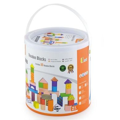 Набір кубиків Viga Toys 50 шт., 3 см (59695)
