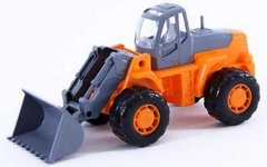 Игрушка Polesie "Умелец", трактор-погрузчик оранжево-серый (36940-3)