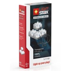 Кабель LIGHT STAX Expansion в комплекте с 4-мя LED элементами 2х2 Transparent LS-S11101