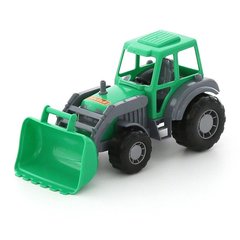 Игрушка Polesie "Мастер", трактор-погрузчик серо-зеленый (35301-2)