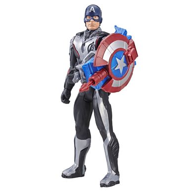 Игровой набор Hasbro Marvel фигурка капитана Америка и пусковое устройство Titan Hero Power FX (E3301)