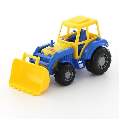 Игрушка Polesie "Мастер", трактор-погрузчик желто-голубой (35301-3)
