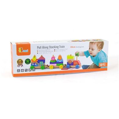 Іграшка-каталка Viga Toys "Паровозик" (50089)