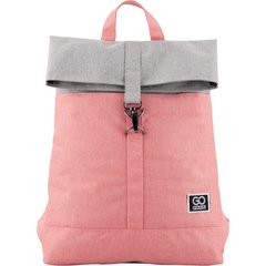 Рюкзак GoPack Сity 155-3 серо-розовый