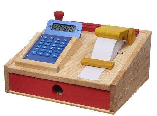 Nic Игровой набор деревянный кассовый аппарат NIC528735