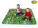 Детский двухсторонний коврик "Солнечный день и Цветные циферки", 150х180 см