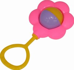 Игрушка Polesie погремушка "Ромашка" розовая (45584-2)