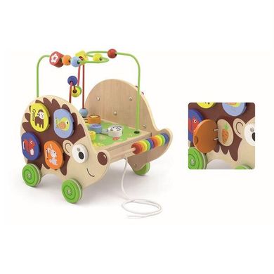 Іграшка-каталка Viga Toys "Їжачок" 4 в 1 (50012)