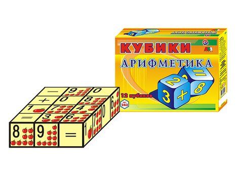 Кубики "Арифметика" ТЕХНОК